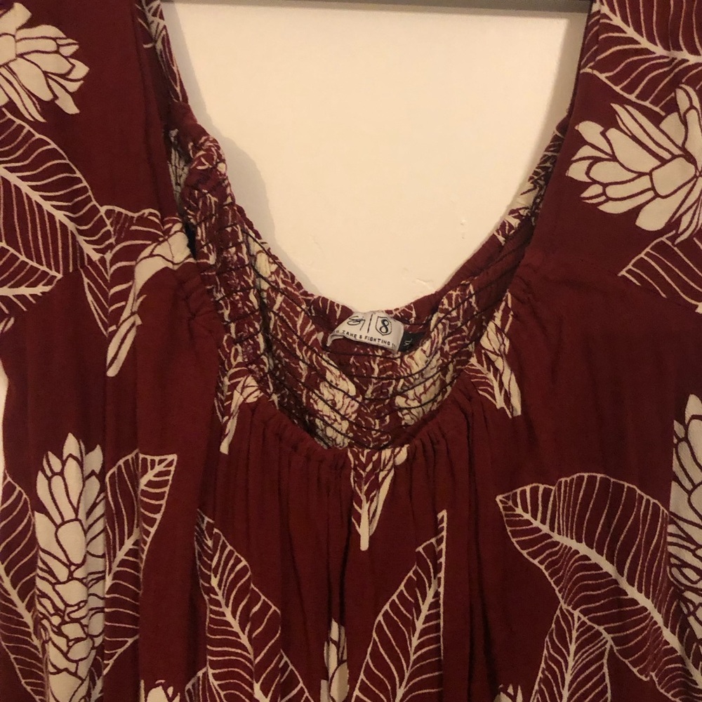 Sig Zane X Fighting Eel collab Knee length off shoulder dress - Picture 5 of 5